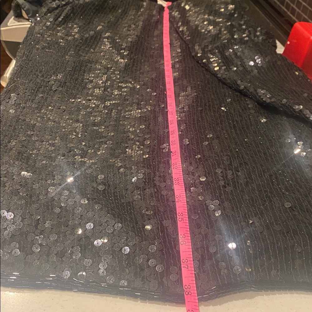 100% silk Black Sequin Dress by jasmine. - Picture 13 of 13